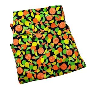 Lilly Pulitzer Mens Stuff Golf Pants 35x28 Citrus Fruit Vintage Palm Beach